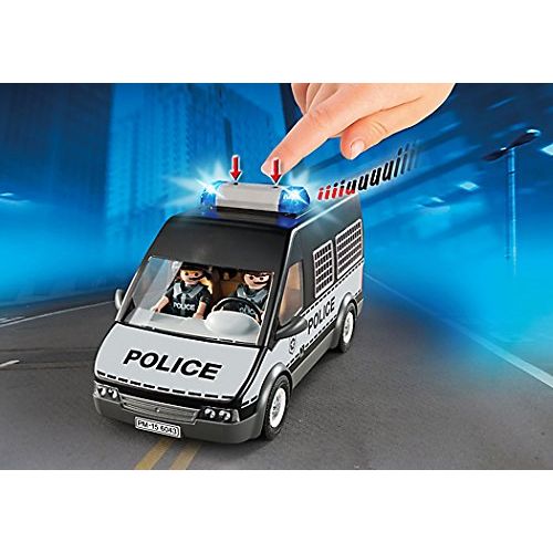 플레이모빌 PLAYMOBIL Police Van with Lights & Sound