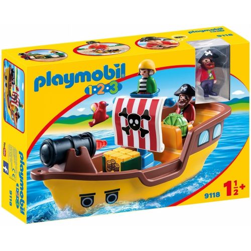 플레이모빌 PLAYMOBIL Pirate Ship Building Set