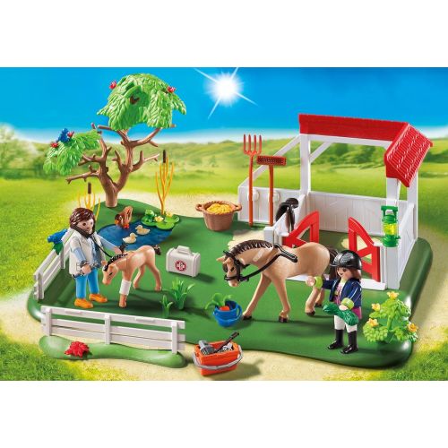 플레이모빌 PLAYMOBIL Horse Paddock Super Set