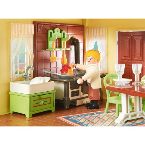 플레이모빌 PLAYMOBIL Spirit Riding Free Luckys House Playset, Multicolor