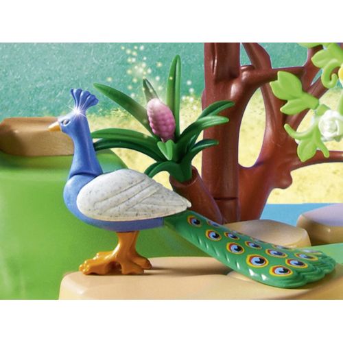 플레이모빌 PLAYMOBIL Magical Fairy Forest Playset, Multicolor