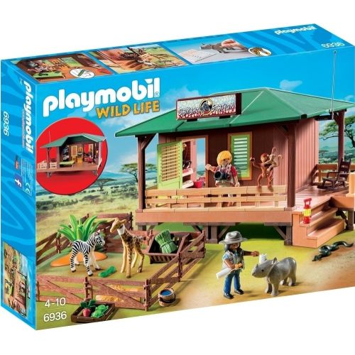 플레이모빌 PLAYMOBIL Ranger Station with Animal Area