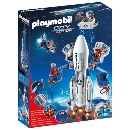 플레이모빌 PLAYMOBIL Space Rocket with Launch Site