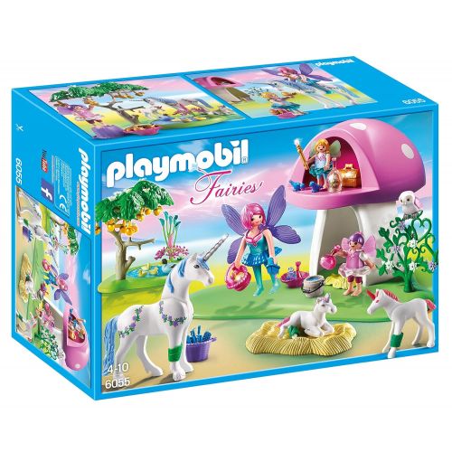 플레이모빌 PLAYMOBIL Fairies with Toadstool House