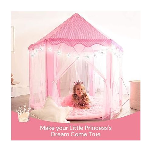  PLAYVIBE Princess Tent for Kids Tent 55