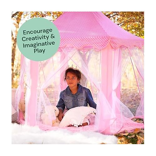  PLAYVIBE Princess Tent for Kids Tent 55