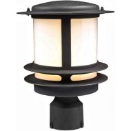 PLC Lighting 1896 SL Exterior Post Light, Tusk Collection, Silver finish