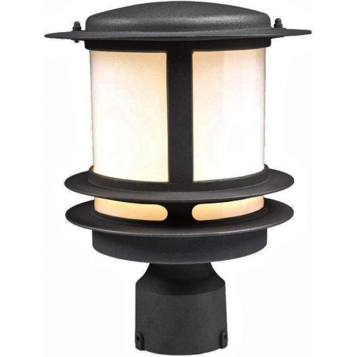  PLC Lighting 1896 SL Exterior Post Light, Tusk Collection, Silver finish