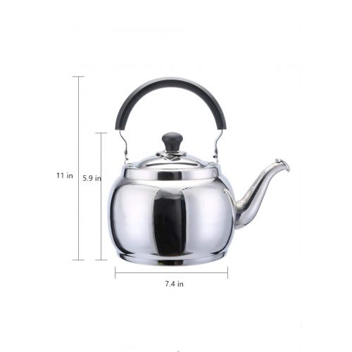  PLHMS Camping Kettle Portable Ultra-Light Outdoor Hiking Picnic Water Kettle Quick-Heat Anti-scalding High Capacity