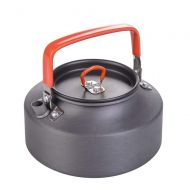 PLHMS Camping Water Pot 1.1L-1.6L Portable Ultra-Light Outdoor Hiking Anodised Aluminum Durable Gray