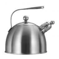 PLHMS Camping Kettle 2.3L Stainless Steel Whistling Tea Kettle Portable Ultralight Outdoor Mountaineering Camping Picnic Teapot Anti-scalding