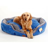 PLS Pet Snugg Bolster Pet Bed, Dog Bed, Completely Washable, Easy-Clean, Modern Design, Durable
