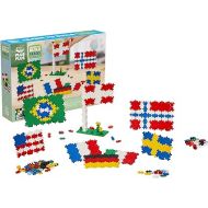 PLUS PLUS - Learn to Build - Flags of The World - 500 Pieces, Construction Building Stem/Steam Toy, Interlocking Mini Puzzle Blocks for Kids
