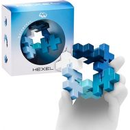 PLUS PLUS - HEXEL Waterfall - Fidget Sensory Puzzle Toy - Travel Friendly, Quiet Stress and Anxiety Relief for Kids/Adults