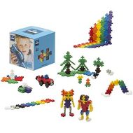 PLUS PLUS - Open Play Set - 600 Piece - Basic Color Mix, Construction Building Stem Toy, Interlocking Mini Puzzle Blocks for Kids