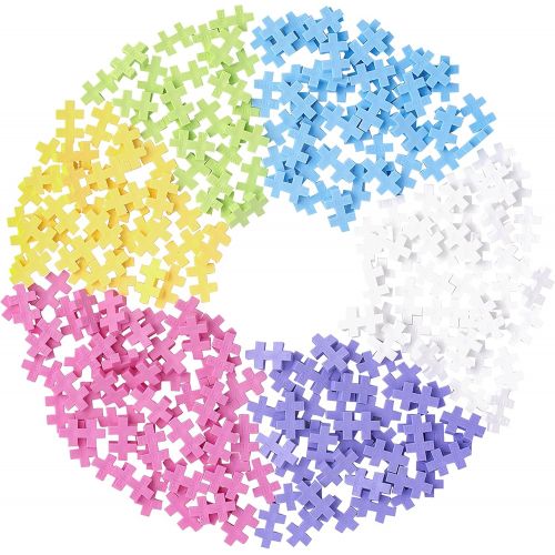  PLUS PLUS  Open Play Tube  240 Piece Pastel Color Mix  Construction Building STEM | STEAM Toy, Interlocking Mini Puzzle Blocks for Kids