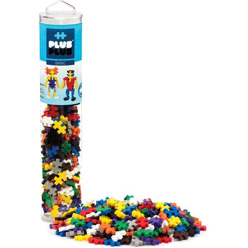  PLUS PLUS - 240 Piece Basic Mix - Construction Building Stem/Steam Toy, Mini Puzzle Blocks for Kids