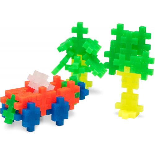  PLUS PLUS 1200 Piece Basic Construction Building Play Set  Multi-color