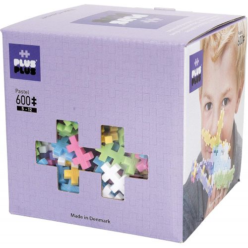  PLUS PLUS 1200 Piece Basic Construction Building Play Set  Multi-color