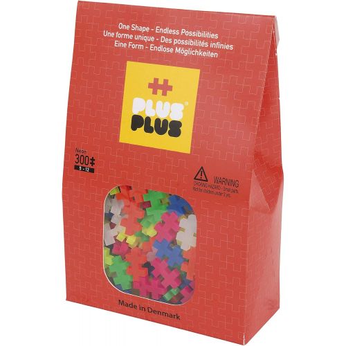  PLUS PLUS 1200 Piece Basic Construction Building Play Set  Multi-color