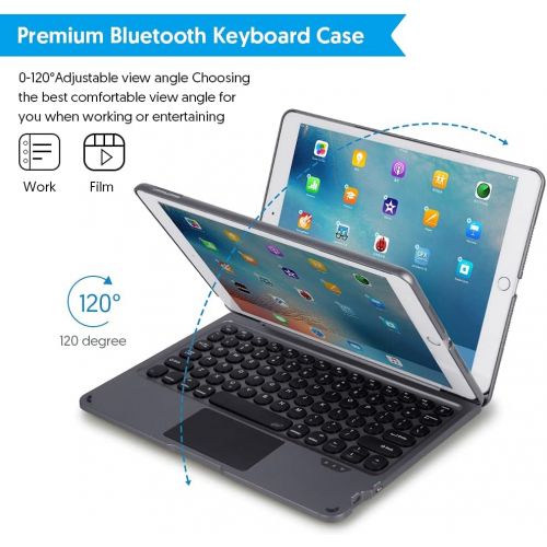  [아마존베스트]OWNTECH iPad Keyboard Case 9.7 for Air 2 New 2018 (6th Gen) / 2017 iPad（5th Gen） - iPad Pro 9.7 - iPad Air 1 and 2 - Ultra Slim iPad Case with Keyboard Wireless Bluetooth Cover Aut