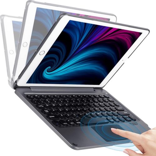  [아마존베스트]OWNTECH iPad Keyboard Case 9.7 for Air 2 New 2018 (6th Gen) / 2017 iPad（5th Gen） - iPad Pro 9.7 - iPad Air 1 and 2 - Ultra Slim iPad Case with Keyboard Wireless Bluetooth Cover Aut