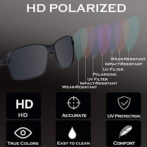  PLUSINNO Polarized Sports Sunglasses for Men Women, Ideal for Fishing Driving Running Cycling and Outdoor Sports, UV400 Protection