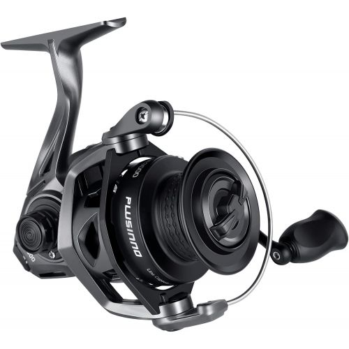  PLUSINNO Fishing Reel, 5.7:1 High Speed Spinning Reel,9 +1BB,Premium Drag System with17-22 LB Max Drag,Ultra Smooth Powerful, Lightweight Graphite Frame, CNC Aluminum Spool for Sal