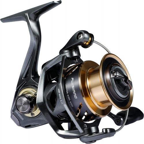  PLUSINNO GG Spinning Reel, High Speed Fishing Reels with 5.1:1 - 5.7:1 Gear Ratio, 22-30 LB Powerful Drag System, 9+1BB Ultra Smooth Powerful, Ultralight Spinning Reels for Freshwa