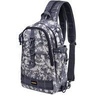 [아마존베스트]PLUSINNO Fishing Tackle Backpack Storage Bag Outdoor Shoulder Backpack Fishing Gear Water Resistant Fishing Backpack with Rod Holder