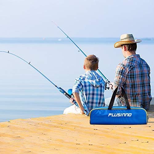  [아마존베스트]Plusinno Fishing Rod Set for Children Reel and Bait Set