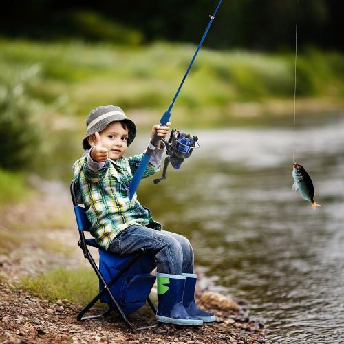  [아마존베스트]Plusinno Fishing Set for Children Fishing Set Kids Fishing Rod Set with Reel and Bait Set