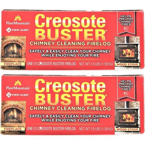  PM Pine Mountain Creosote Buster Safety Firelog Pack of 2