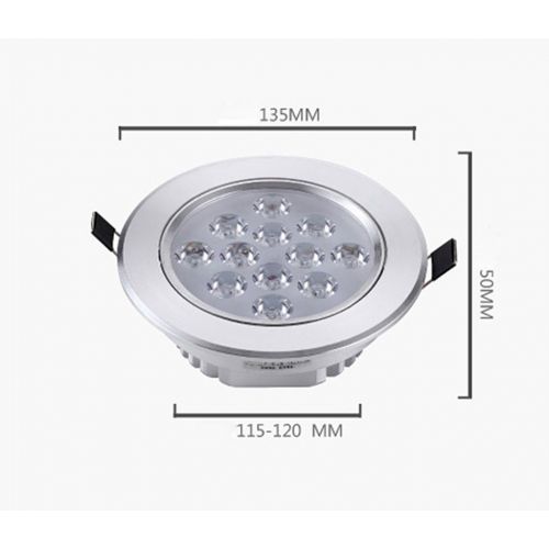 PM Track Lighting MGSD Spotlight Clothing Store Cattle Eye Light 5W7W9W Embedded Hole 12 Cm Ceiling Ceiling Light A+ ( Color : Warm White , Size : 135mm12w )