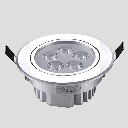  PM Track Lighting MGSD Spotlight Clothing Store Cattle Eye Light 5W7W9W Embedded Hole 12 Cm Ceiling Ceiling Light A+ ( Color : Is white , Size : 110mm 5w )