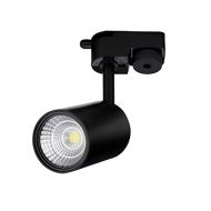 PM Track Lighting MGSD Spotlights, Led Track Lights, Nordic Home Small Spotlights, Suitable For Living Room Background Wall Cloakroom Full Set Of Rail Mounted 1234 Lights Black A+ (Color : 1lamps