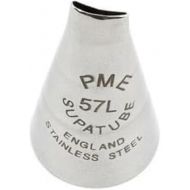 PME, 57L Seamless Stainless Steel Medium Petal Supatube Decorating Tip, for Left Handed Use