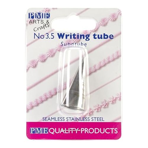  PME Writer No. 3.5 Seamless Stainless Steel Supatube Decorating Tip