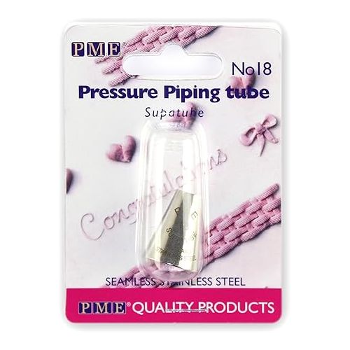  PME Decorating Tip # 18 Seamless Stainless Steel Pressure Piping Supatube, no. 18