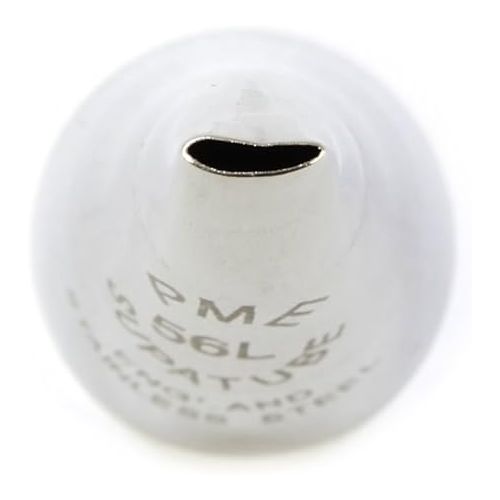  PME 56L Seamless Stainless Steel Small Petal Supatube Decorating Tip, for Left Handed Use