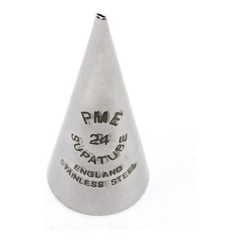  PME 24 Seamless Stainless Steel Small Calligraphy Supatube, Standard, Silver