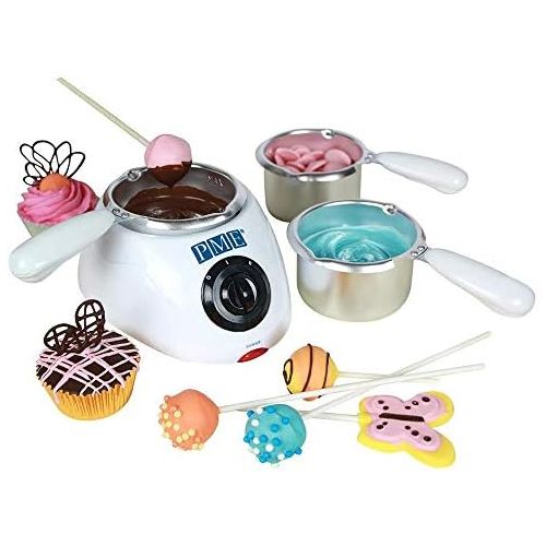  PME Electric Chocolate Melting Pot, Plastik, Weiss