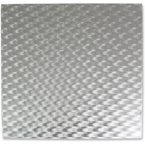  PME Square Cake Board 0.4 in Thick, 15-Inch, Silver