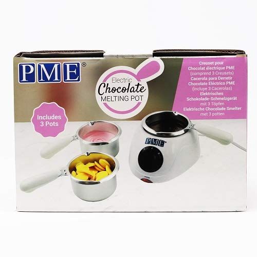  [아마존베스트]PME Chocolate Melting Pot - Includes 3 pots - UK plug