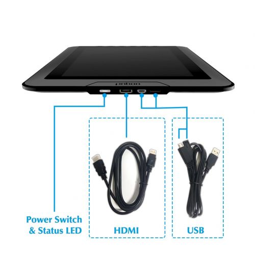  PNBOO PN10 -10.1 LCD Pen Display Drawing Tablet monitor with Battery-free Passive Pen