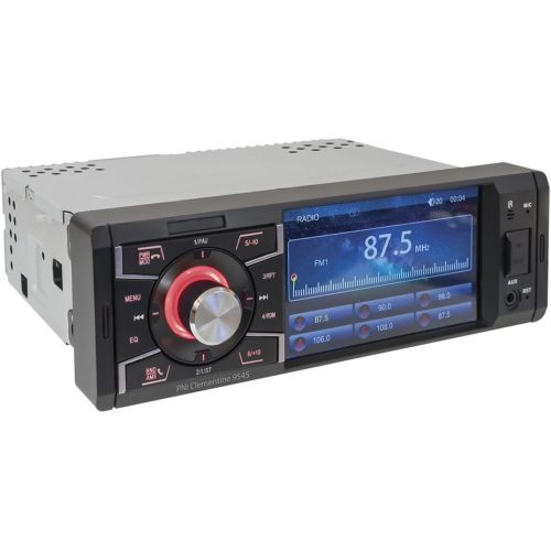  [아마존베스트]-Service-Informationen Auto Car Stereo MP5Player PNI Clementine 95451DIN 4Inch Display, 50W x 4, Bluetooth, FM, SD & USB to 2x Phono Video In/Out