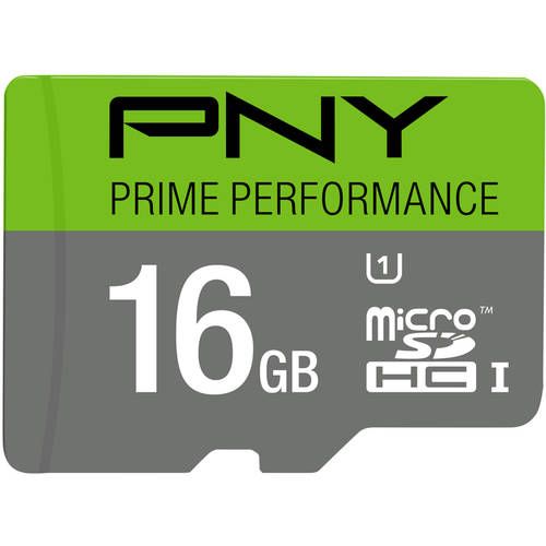  PNY 16GB Prime MicroSD 2pk