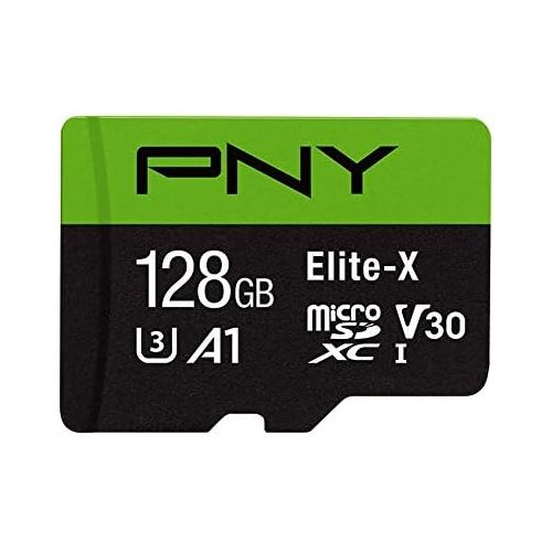  PNY 128GB Elite-X Class 10 U3 V30 microSDXC Flash Memory Card