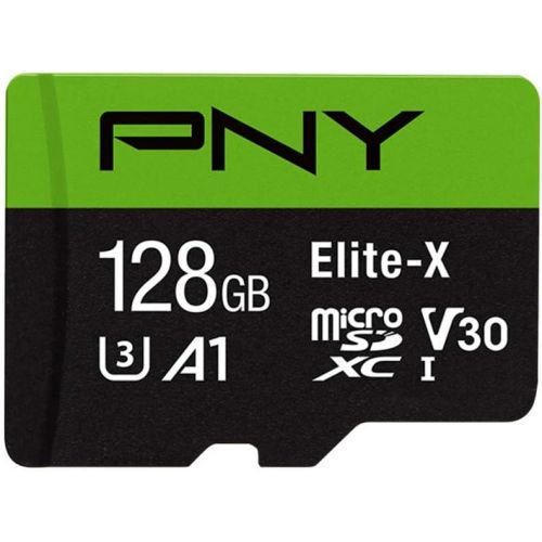  PNY 128GB Elite-X Class 10 U3 V30 microSDXC Flash Memory Card