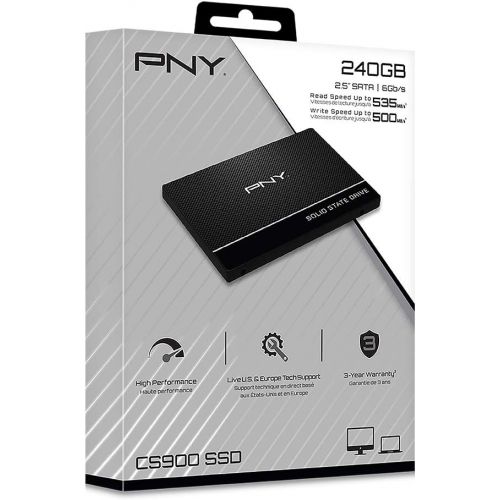  [아마존베스트]PNY CS900 240GB 3D NAND 2.5 SATA III Internal Solid State Drive (SSD) - (SSD7CS900-240-RB)